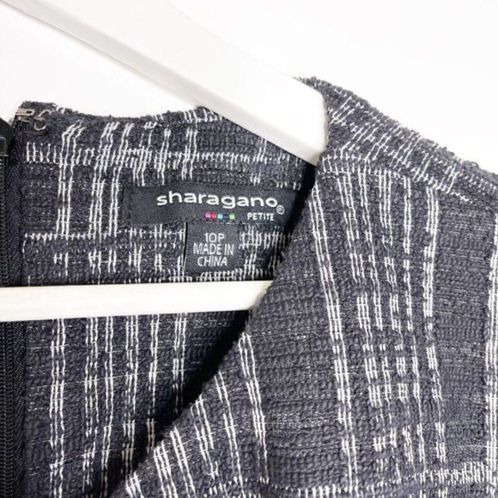 SHARAGANO Knit Printed Sheath Dress - Picture 4 of 7